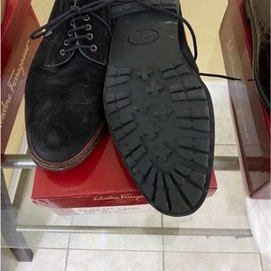 Ferragamo men’s genuine suede shoes worn four times original box included